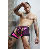 Breedwell Boxer Jock Dickmatized Noir-Rose neon
